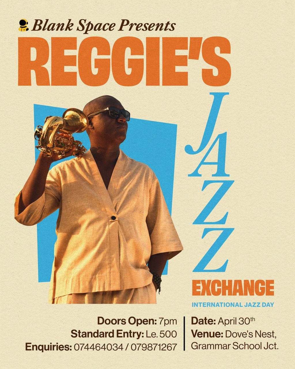 Reggie's Jazz Exchange Flyer